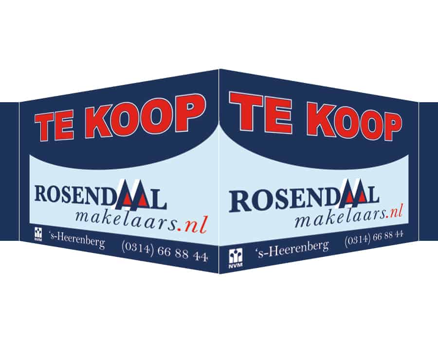 Makelaars Raamborden